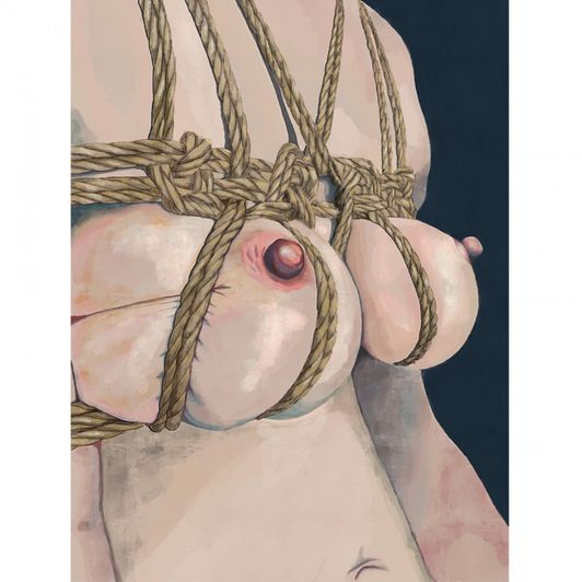 Shibari Art Print: Bound Breasts