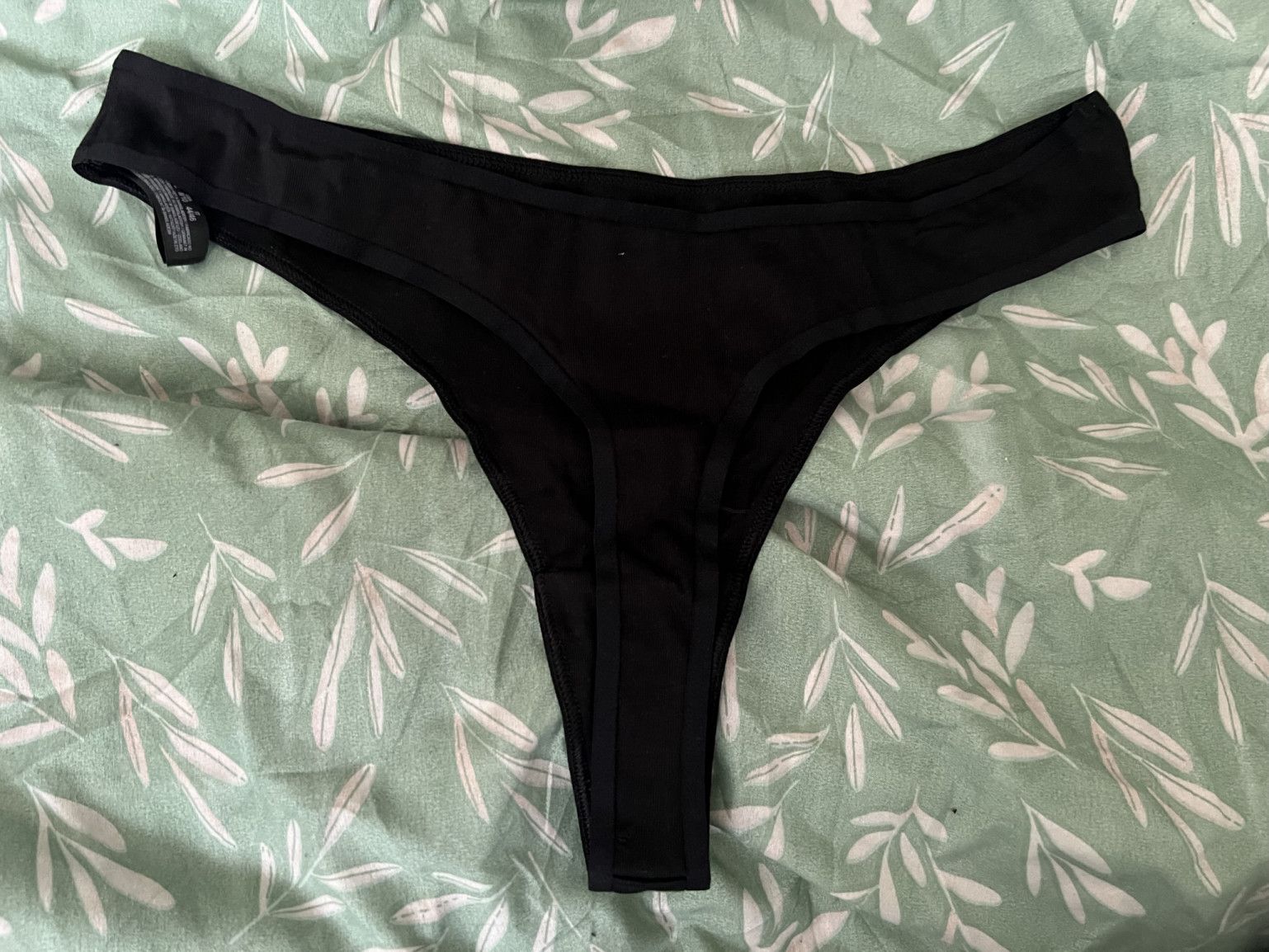 Black Thong Underwear