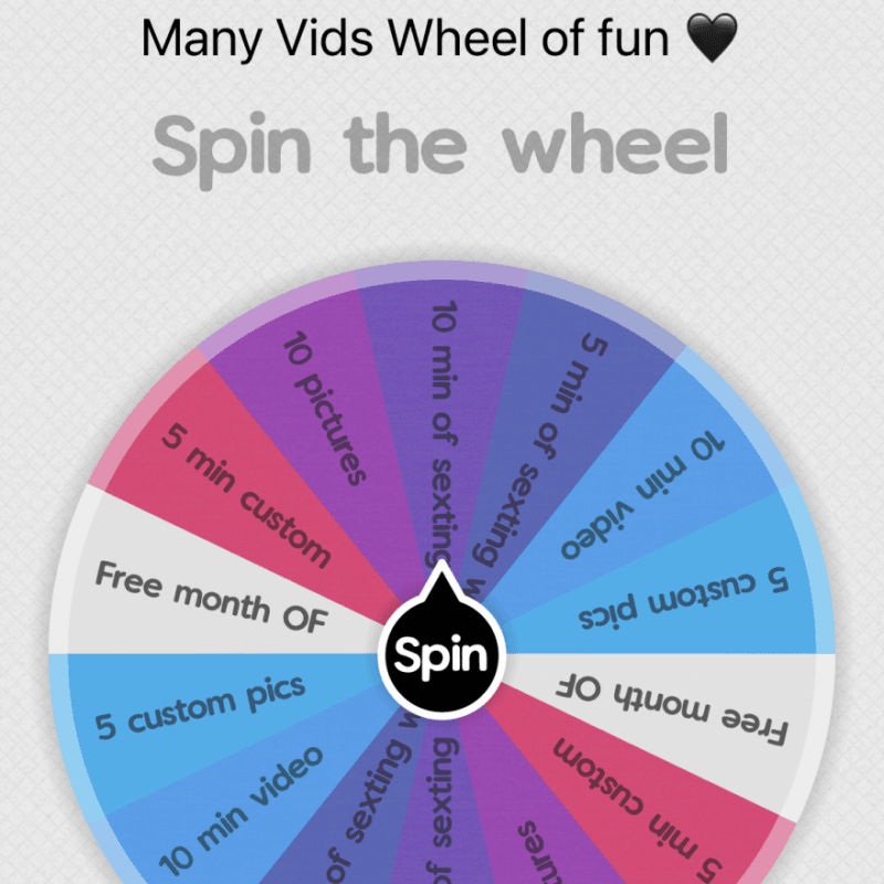 Spin the wheel of fun