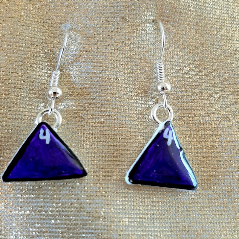 D4 Earrings from Nerdy Titfuck Video