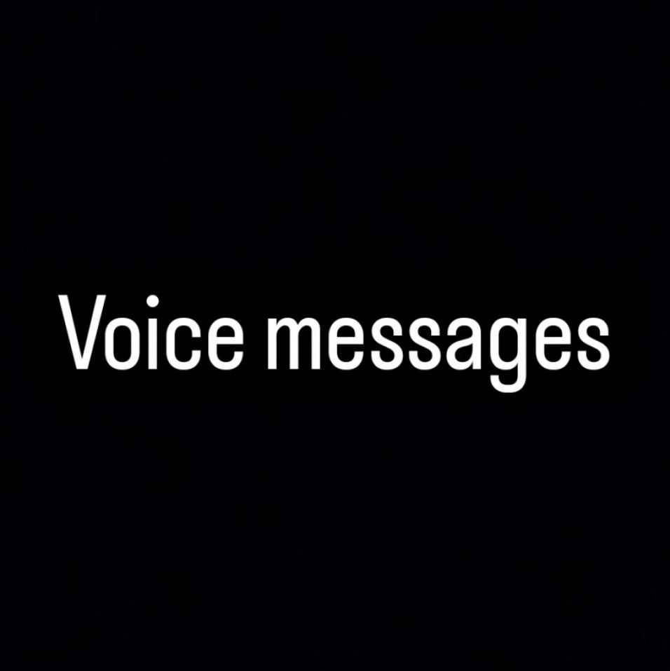 Voice messages