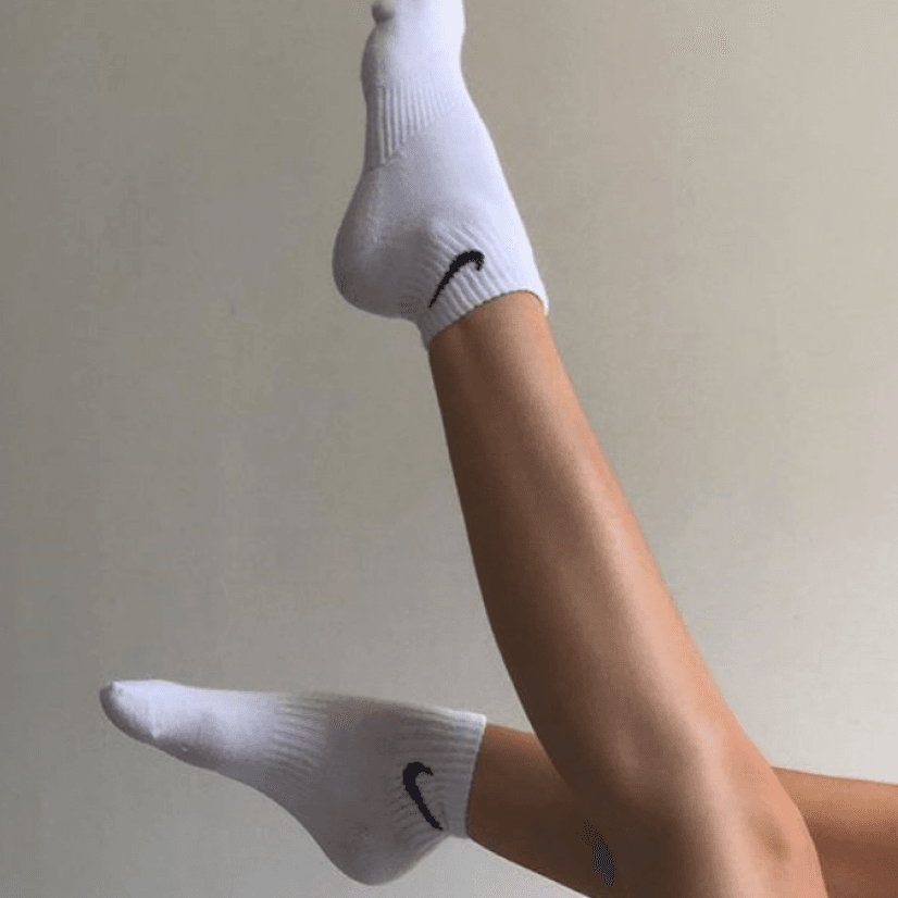 white socks