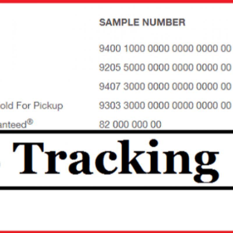 For a tracking number