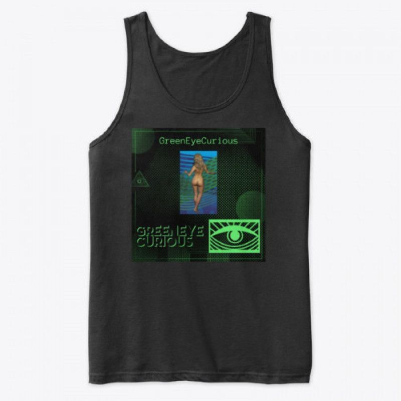 GreenEyeCurious33 Premium Tank Top