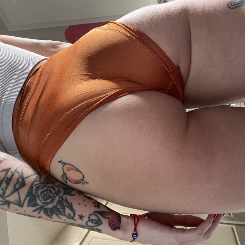 Orange High Waist Panties