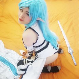 Asuna fairy blue Photo set