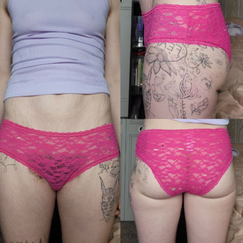 Pink lace fullback