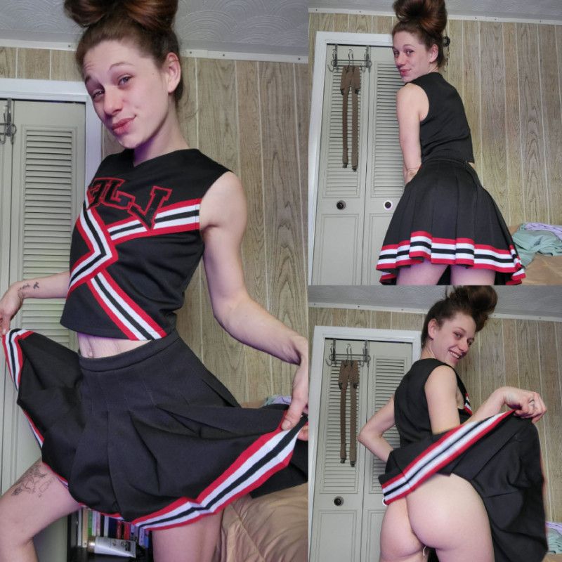 Authentic cheerleading outfit