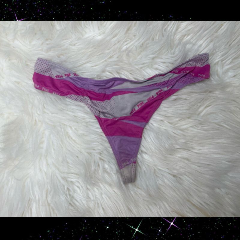 VS Silky Purple Thong Panties!