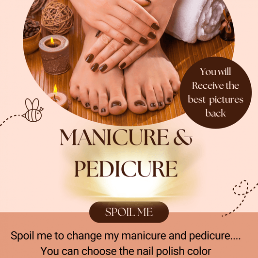 Manicure and pedicure