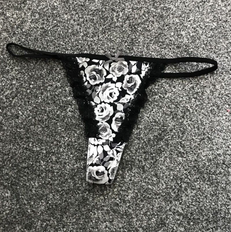 MY SEXY WORN SATIN THONG