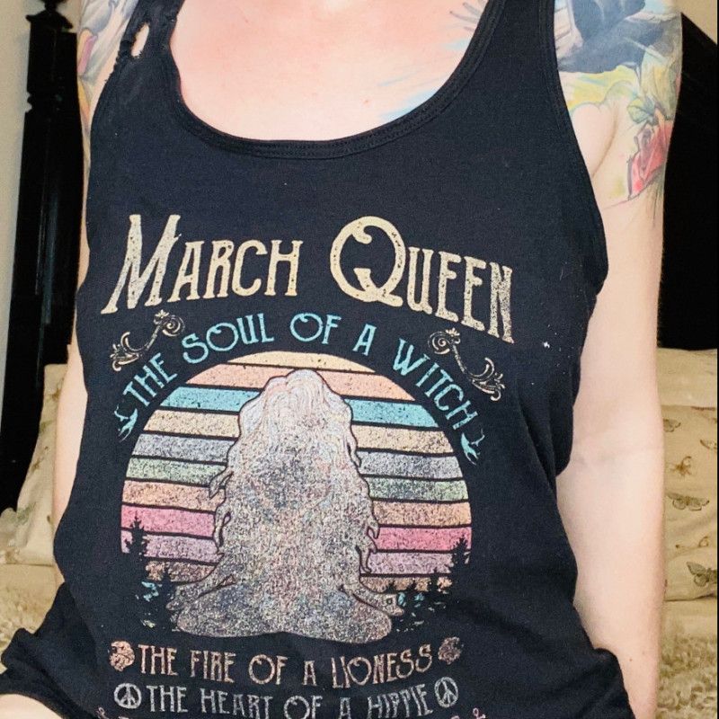 March Queen WornRipped Tank