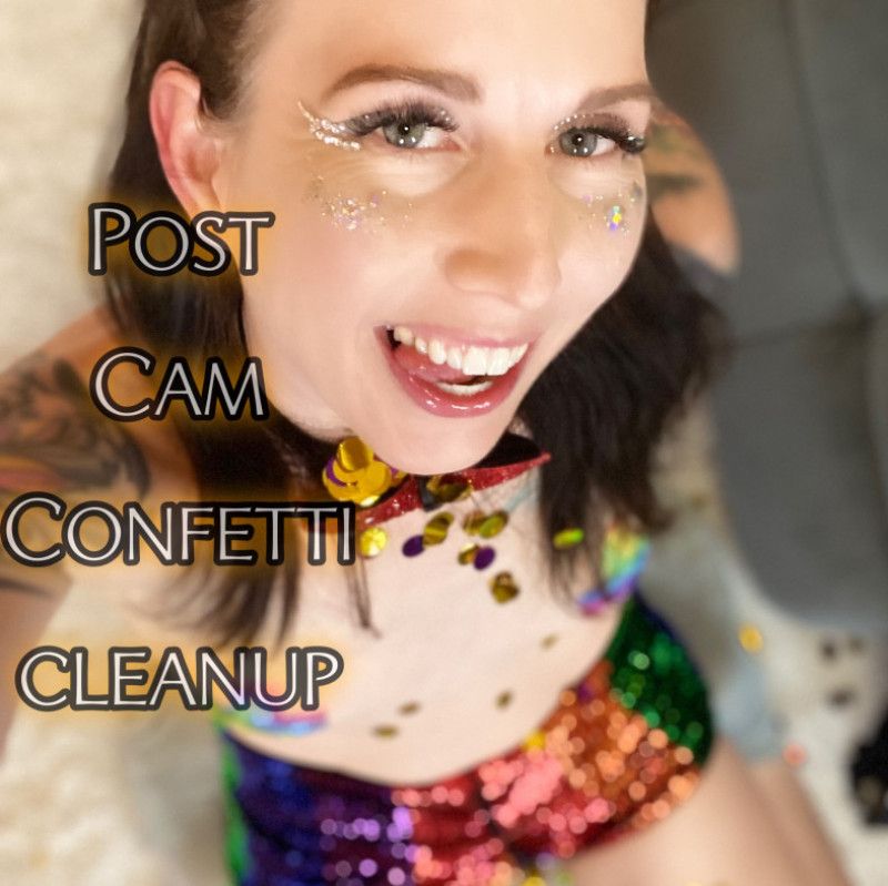 Post Cam Confetti Cleanup Tip