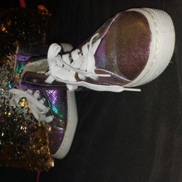 Iridescent Clubbing Sneakers