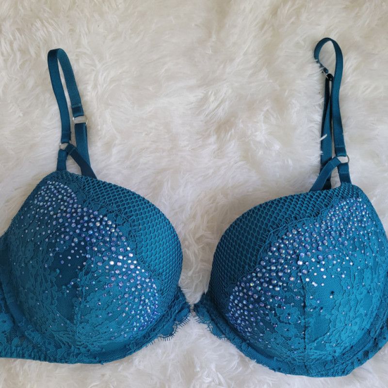 Blue Sparkle Bra