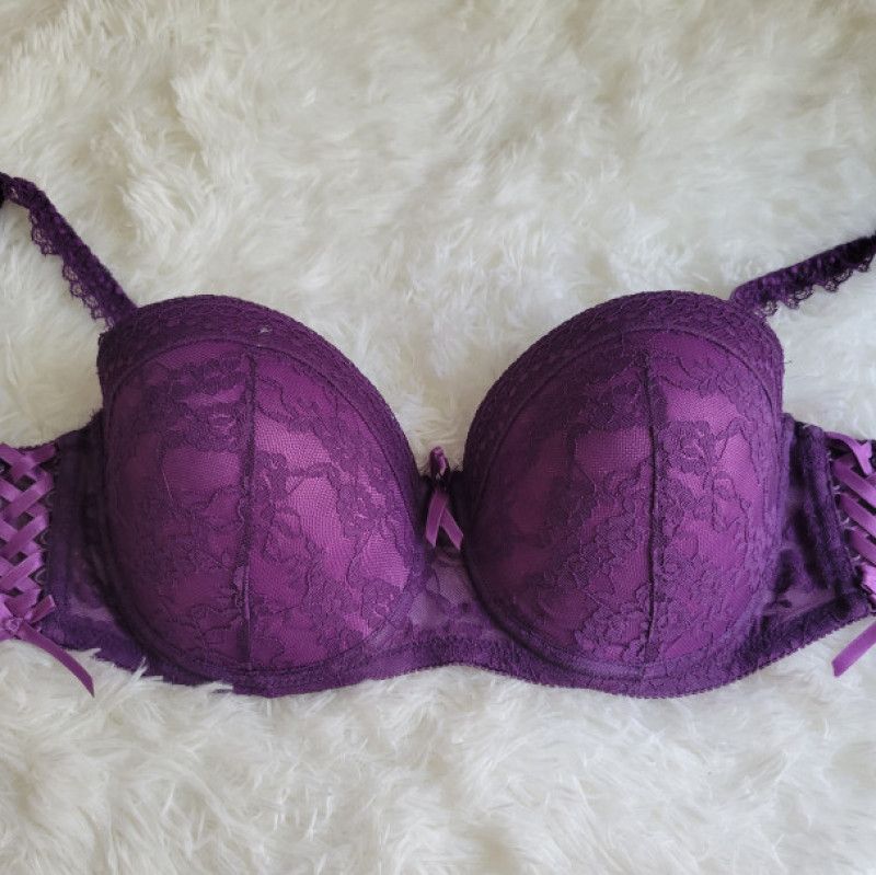 Purple Lace Bra