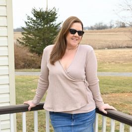 Outdoors short skirt sweater and thong