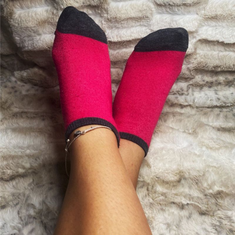 Pink Ankle Socks