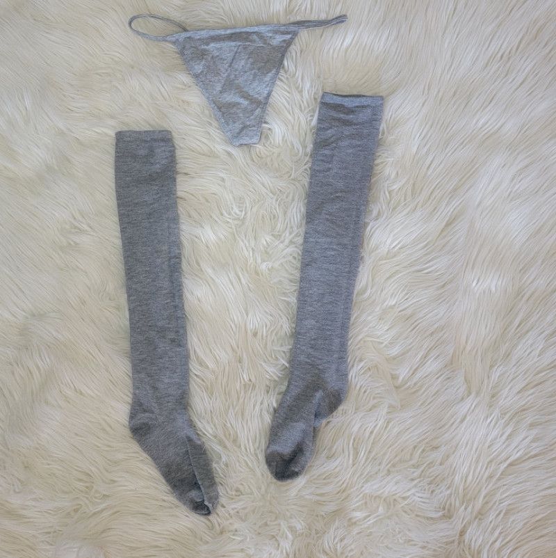 Panty and Thigh high Sock Set