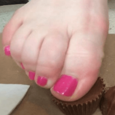 Foot Smushed Chocolate Treats