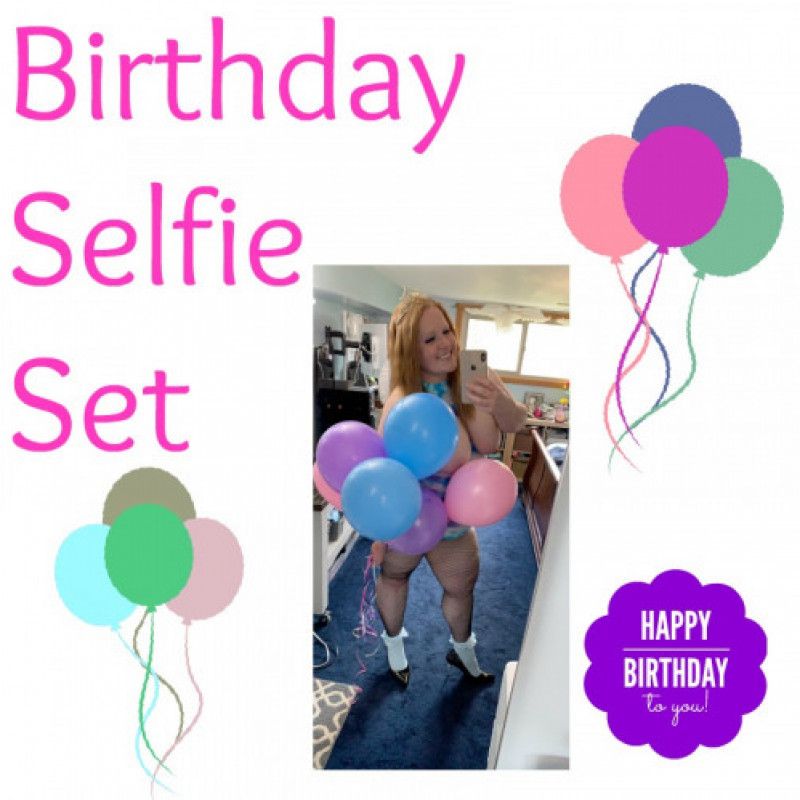 Birthday Selfie Picture Set