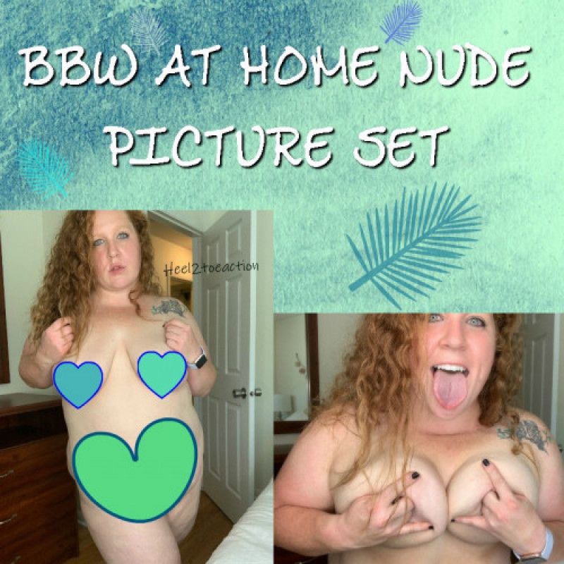 BBW At Home Nude Picture Set