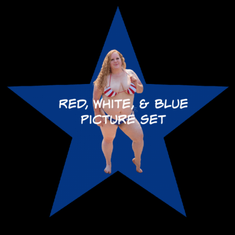 Red White And Blue Picture Set