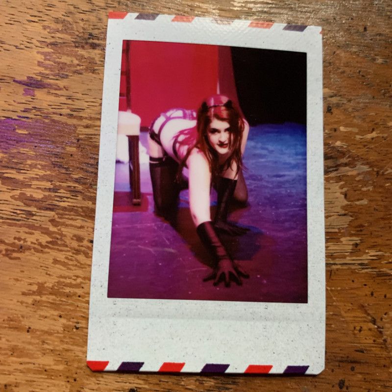 Burlesque Dance Crawling Polaroid