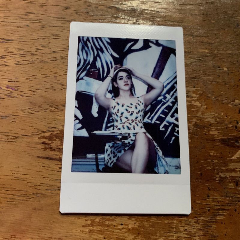 Pineapple Schoolgirl Polaroid by UVE