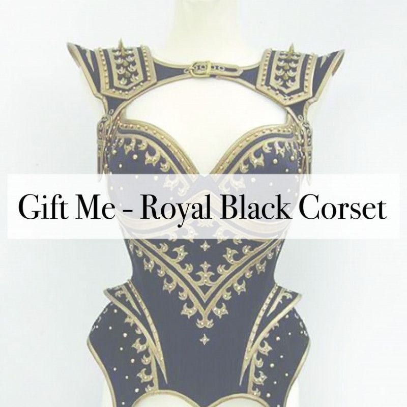 Gift Me A Royal Black Corset