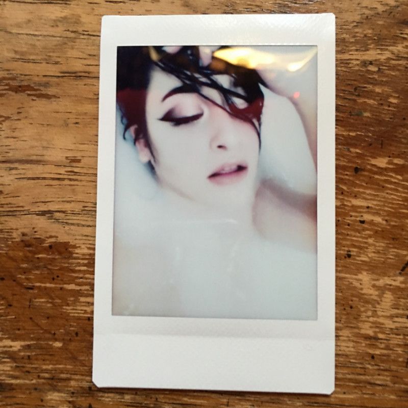 Milk Bath Nymph Polaroid Instax Print