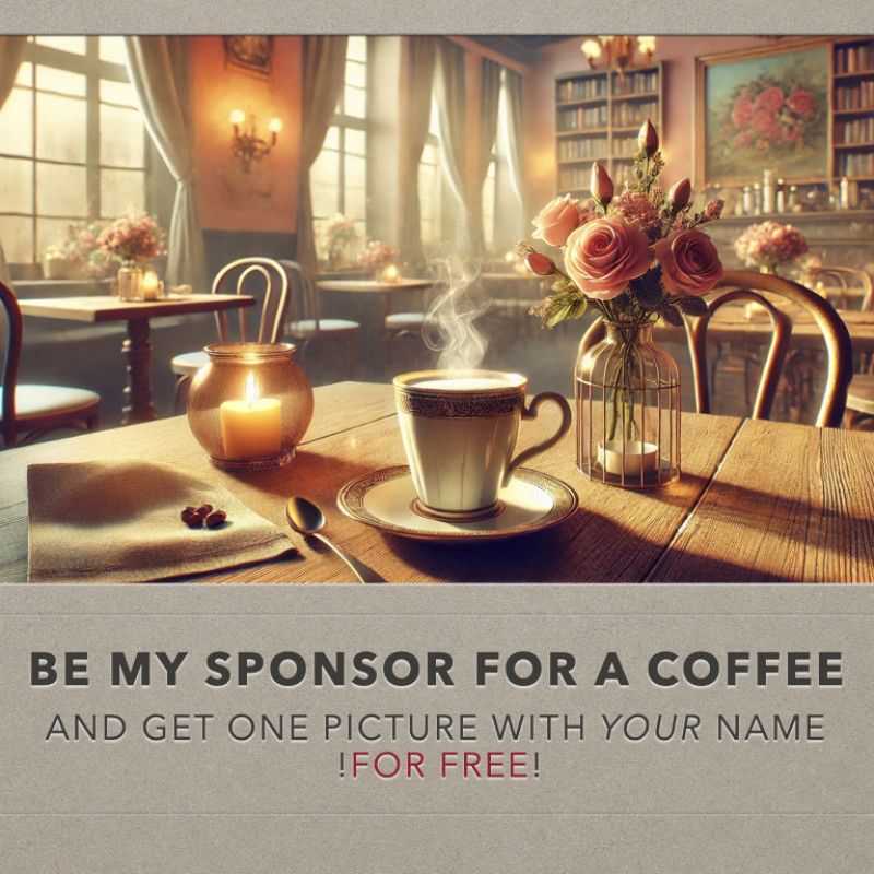 be my SPONSOR for a COFFEE