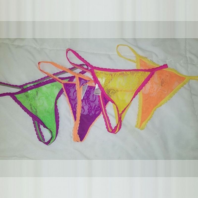 4 Neon Gstrings