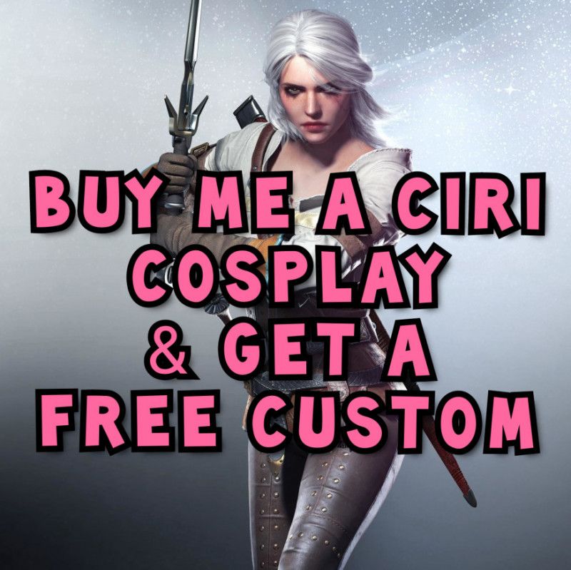 Buy my Ciri Cosplay and get a Custom