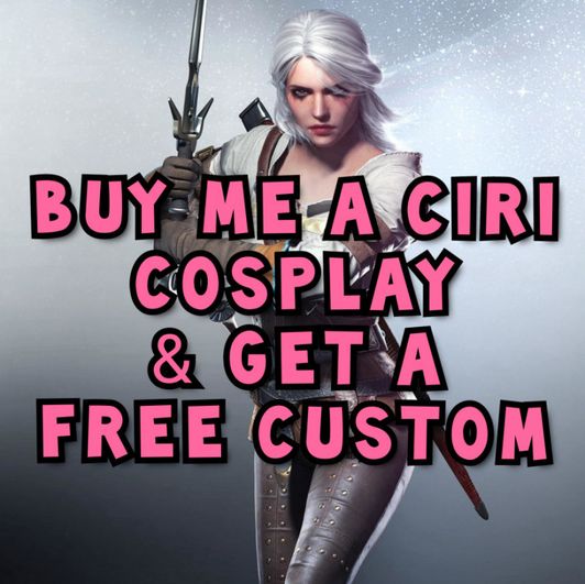 Buy my Ciri Cosplay and get a Custom