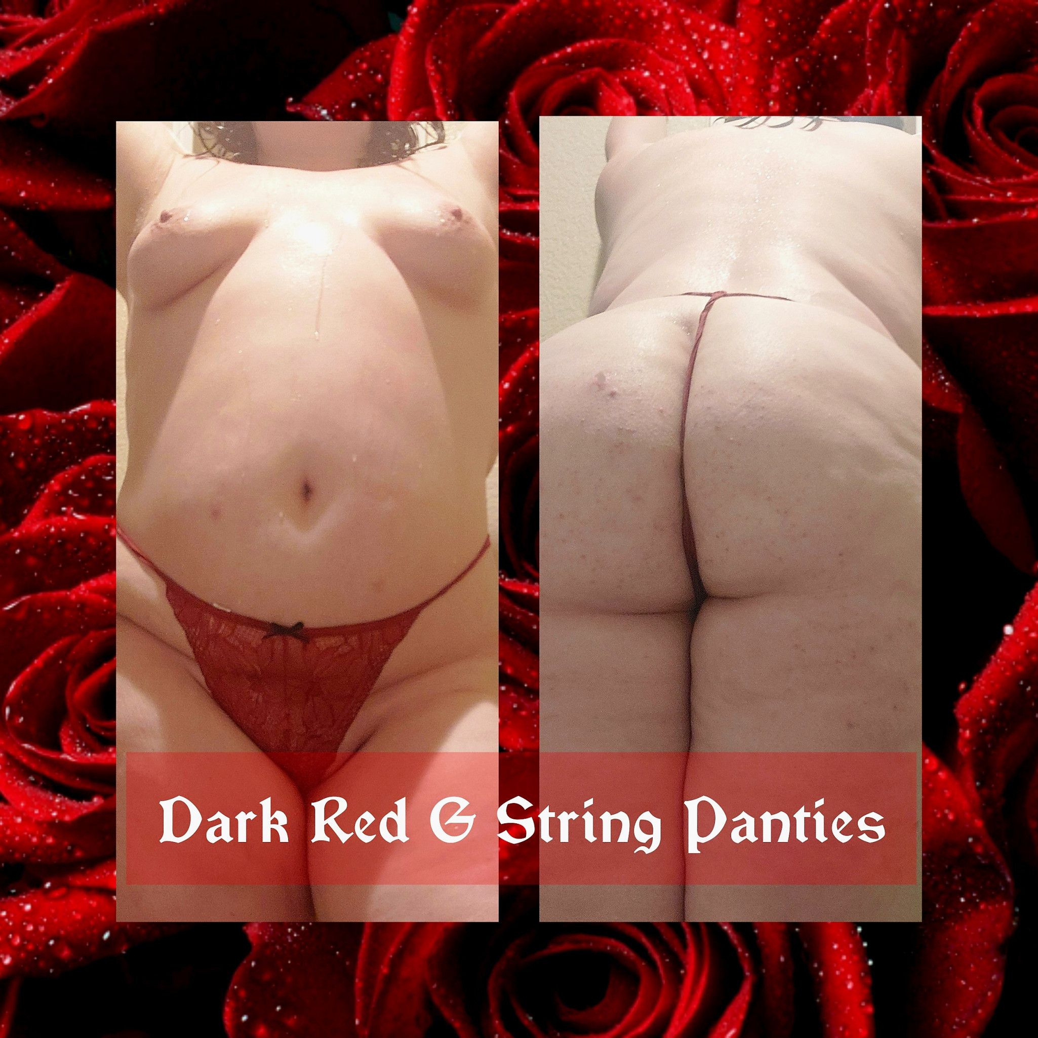 Dark Red G String