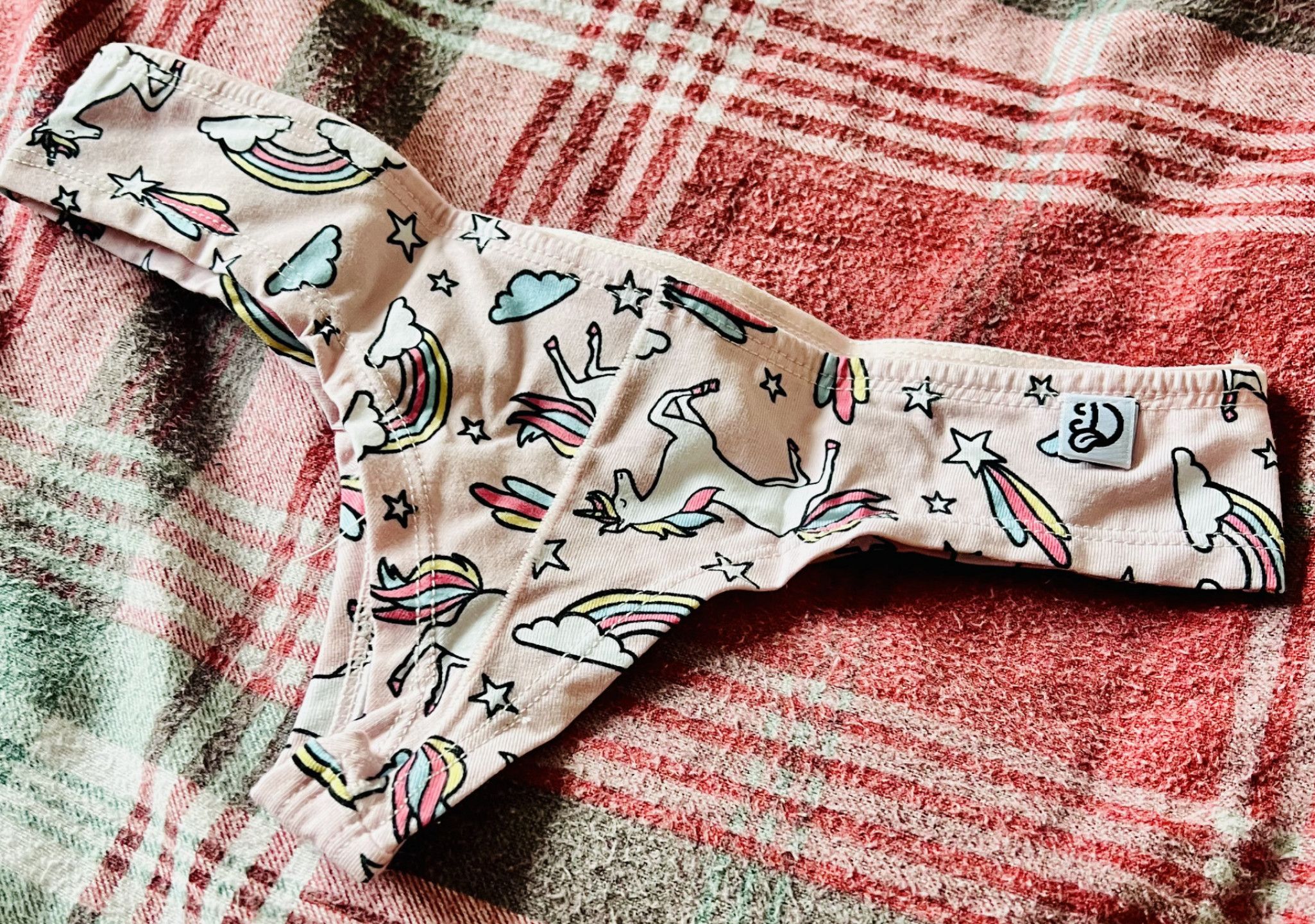 Unicorn thongs 