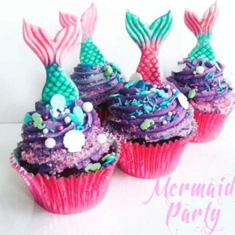 mermaid cupcakes