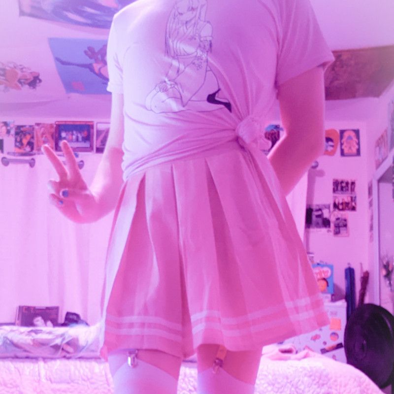 Pink Skirt Set Lewds and nudes