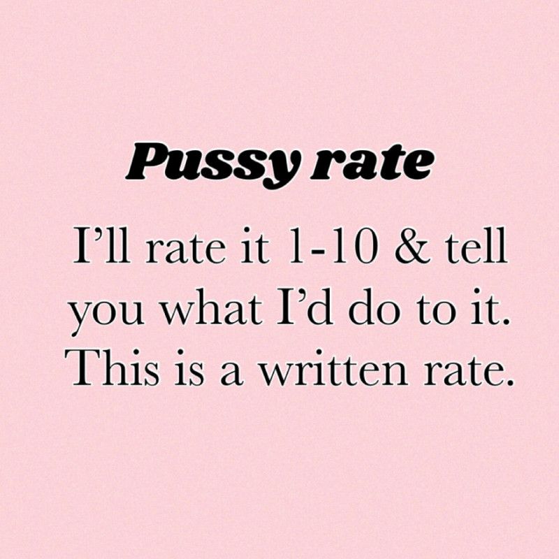 Pussy Rate