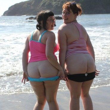 BBW Cuties at the Beach