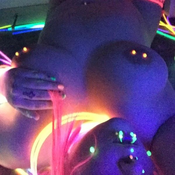 Sexy Blacklight Selfies