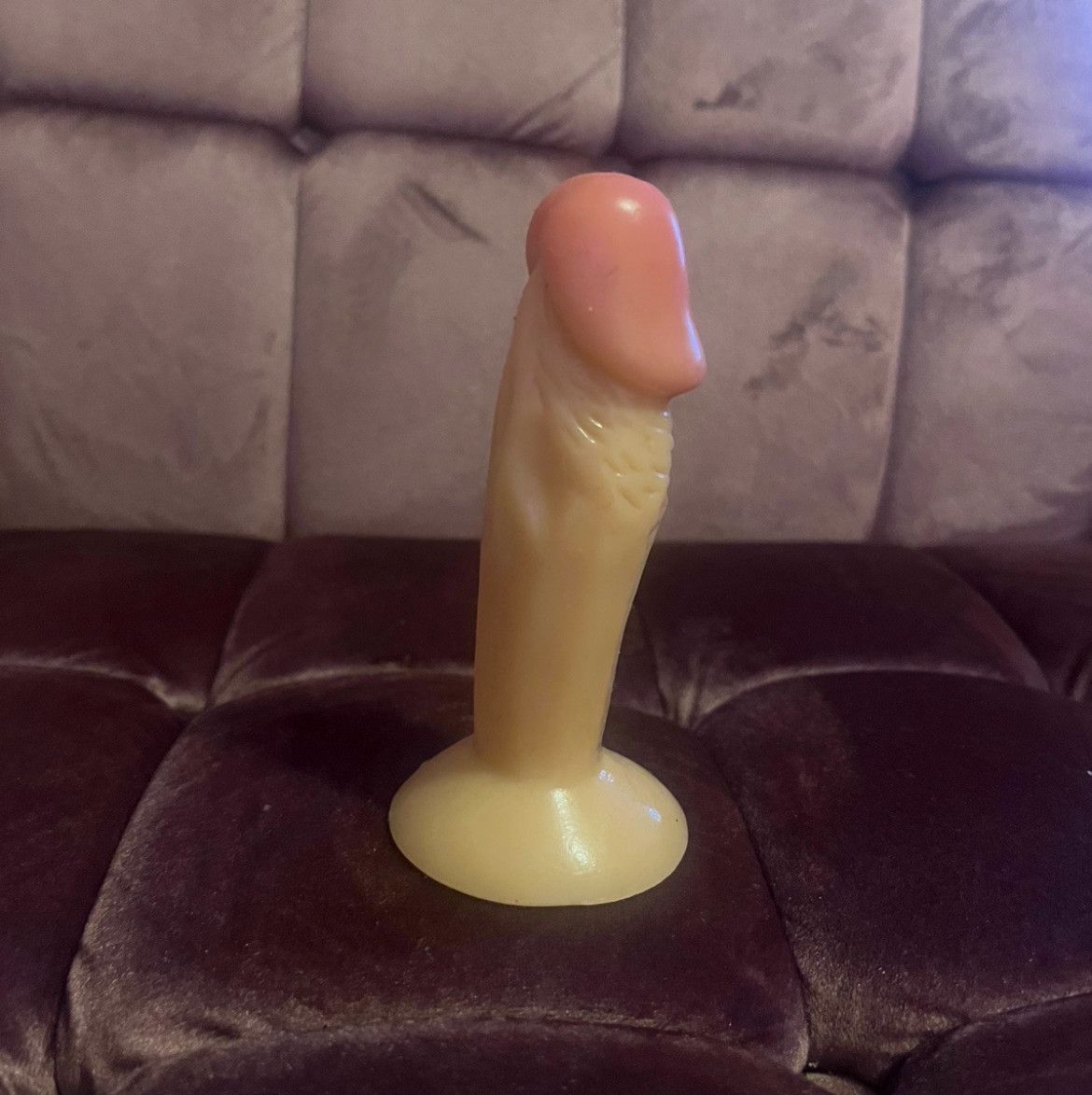 Pussy or Ass Juice Covered Little Dildo FREE SHIPPING