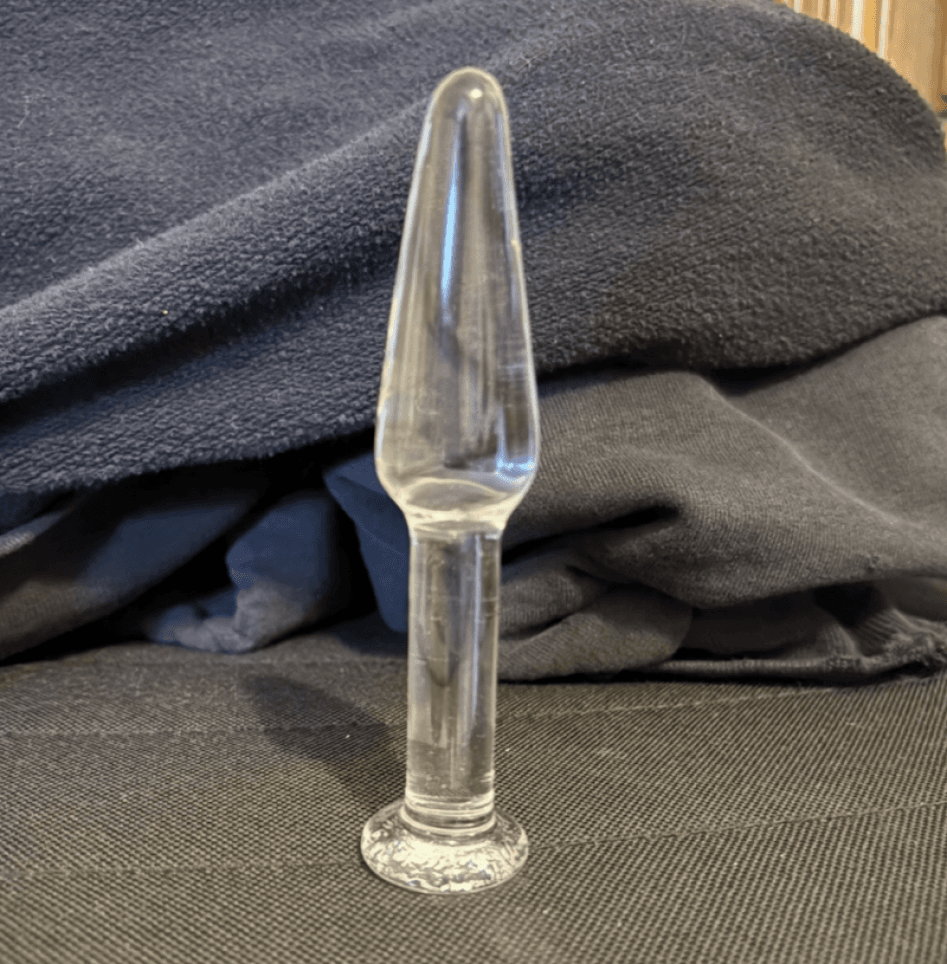 Used Glass Buttplug FREE SHIPPING