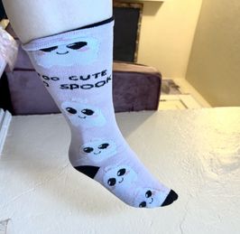 Spooky Season Worn Socks FREE SHIPPING