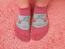 Worn Ankle Socks FREE SHIPPING Pokémon bulbasaur