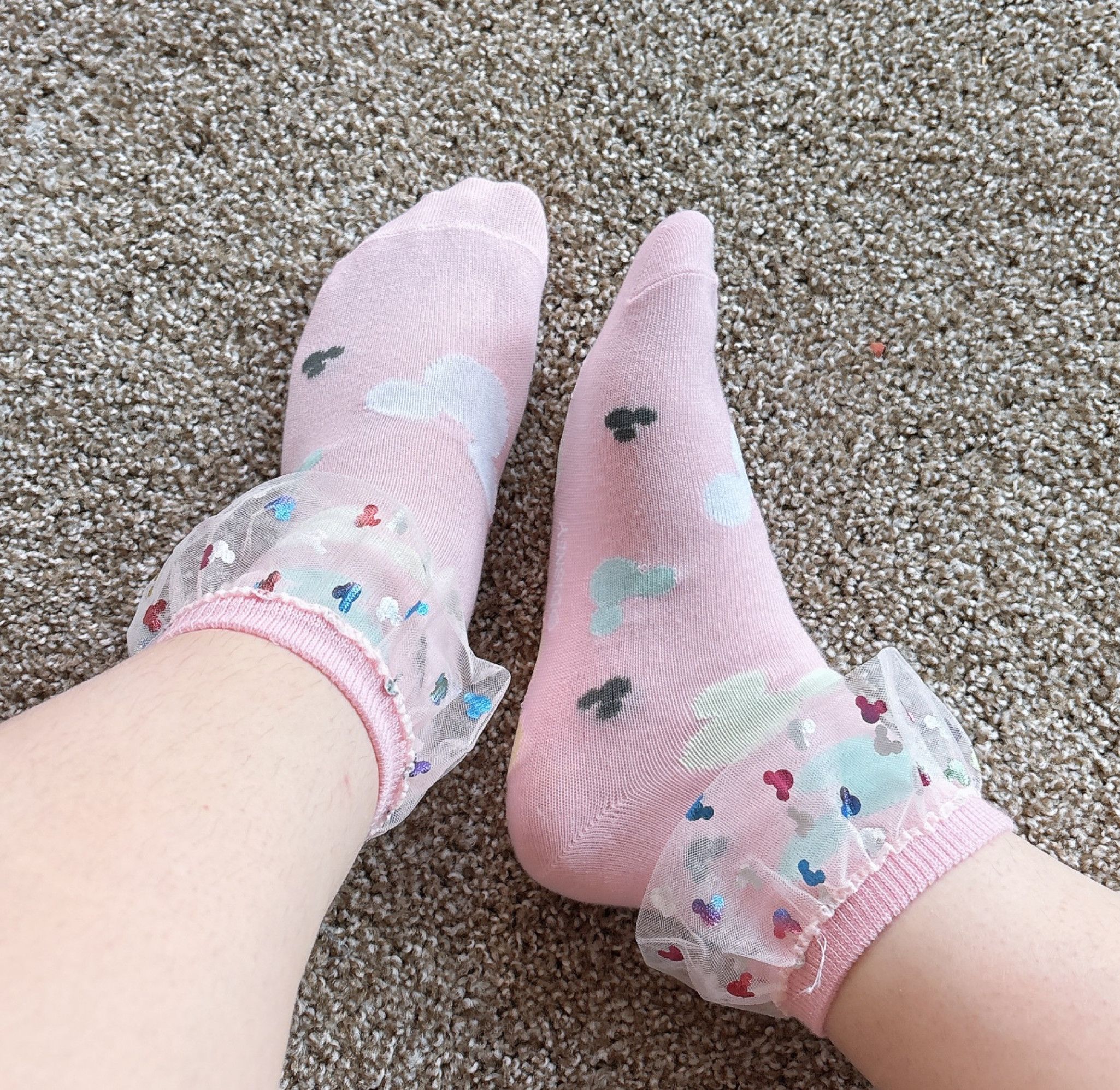 Worn Socks with Frills FREE SHIPPING