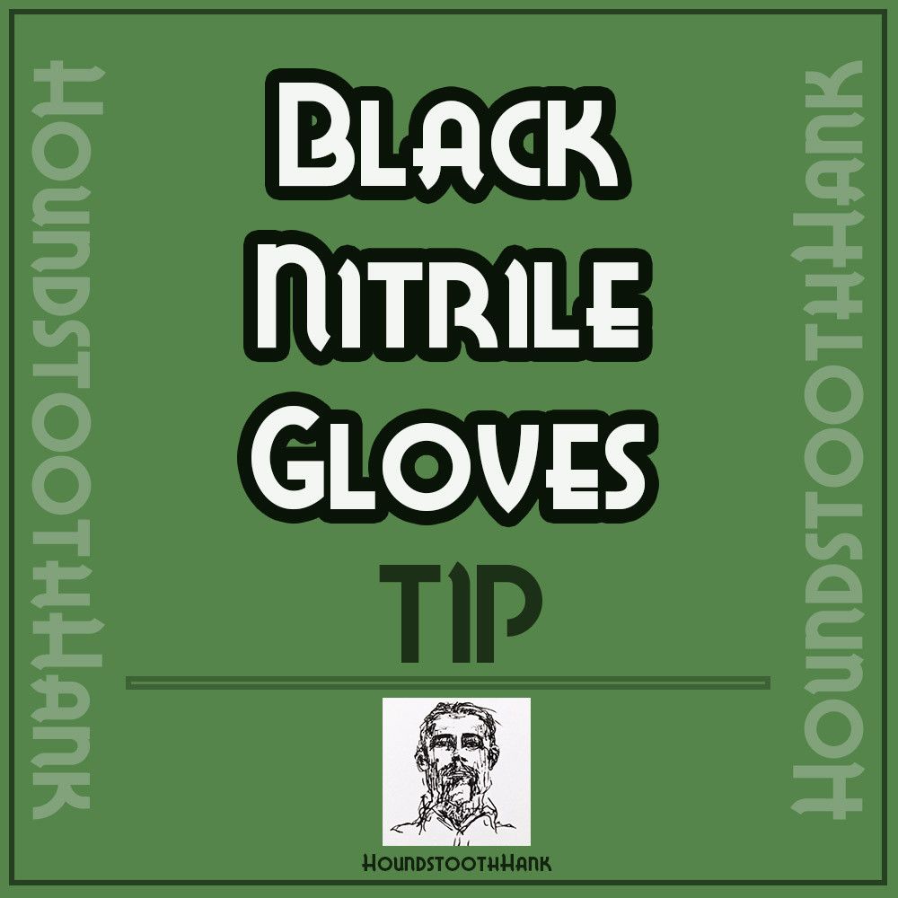 A Box of Black Nitrile Gloves