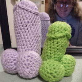 Larger Crochet Cock