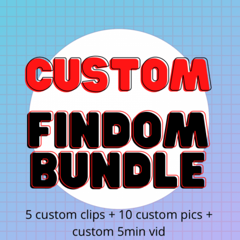 Findom FemDom Custom Bundle